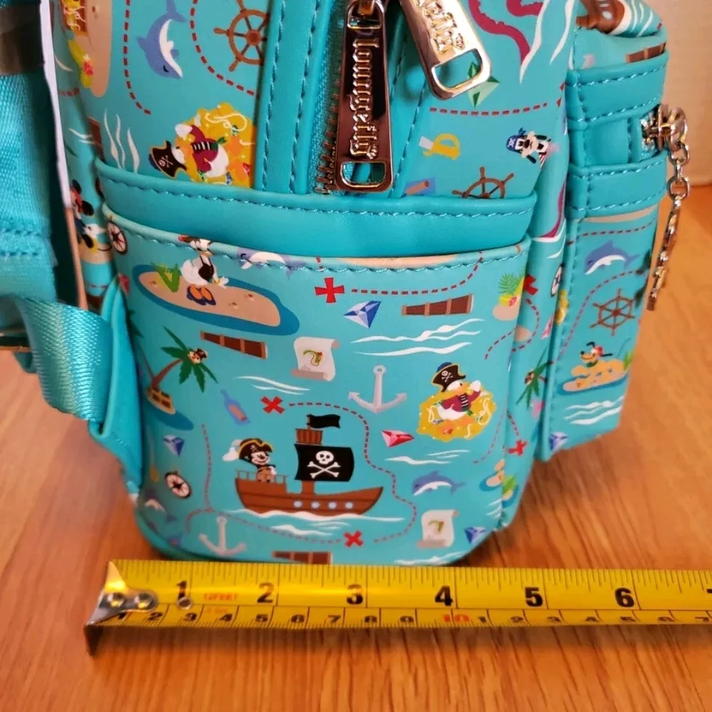 Loungefly Disney Pirate Mini Backpack Blue Multicolored